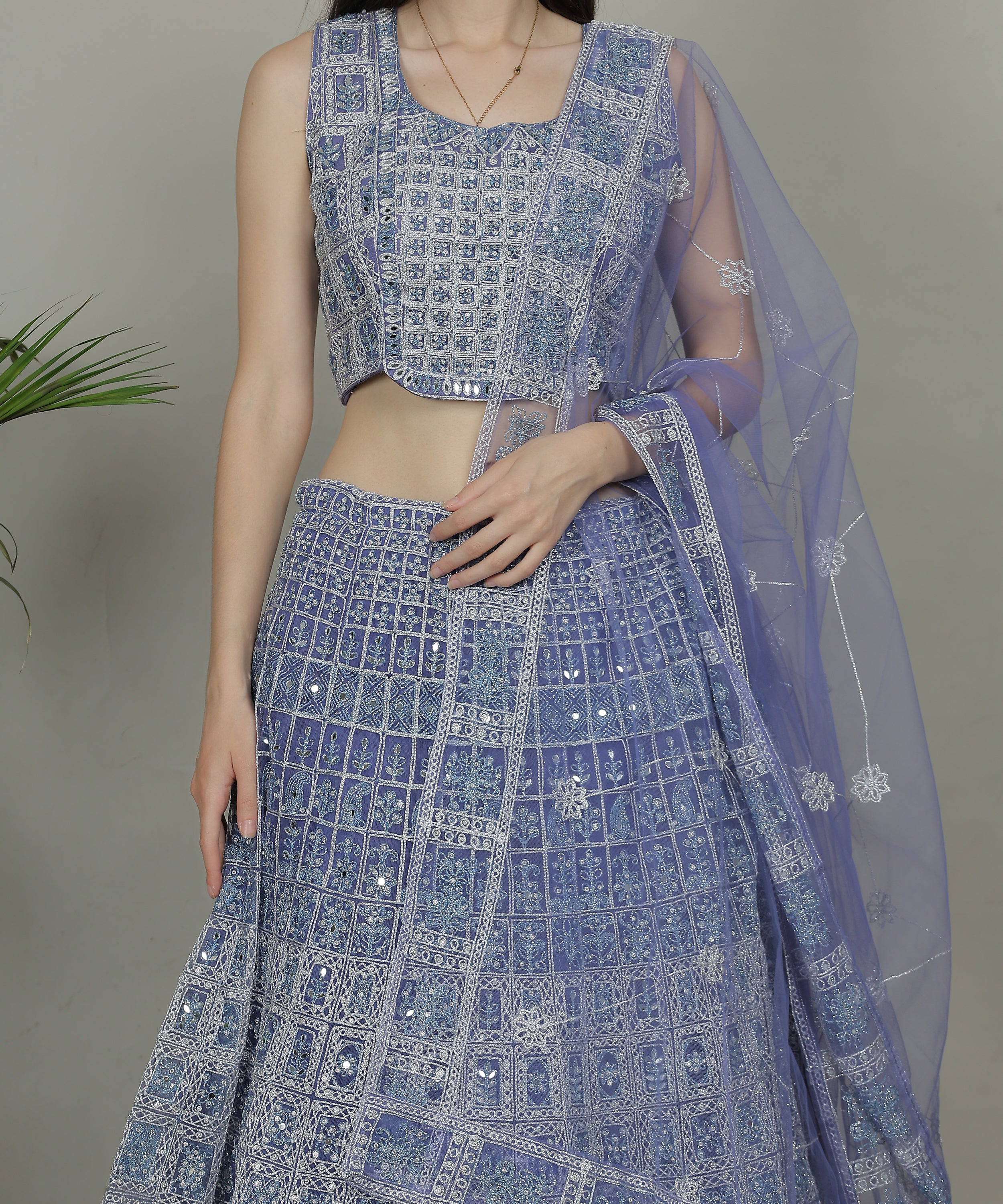 Indian Wear-  Light Blue