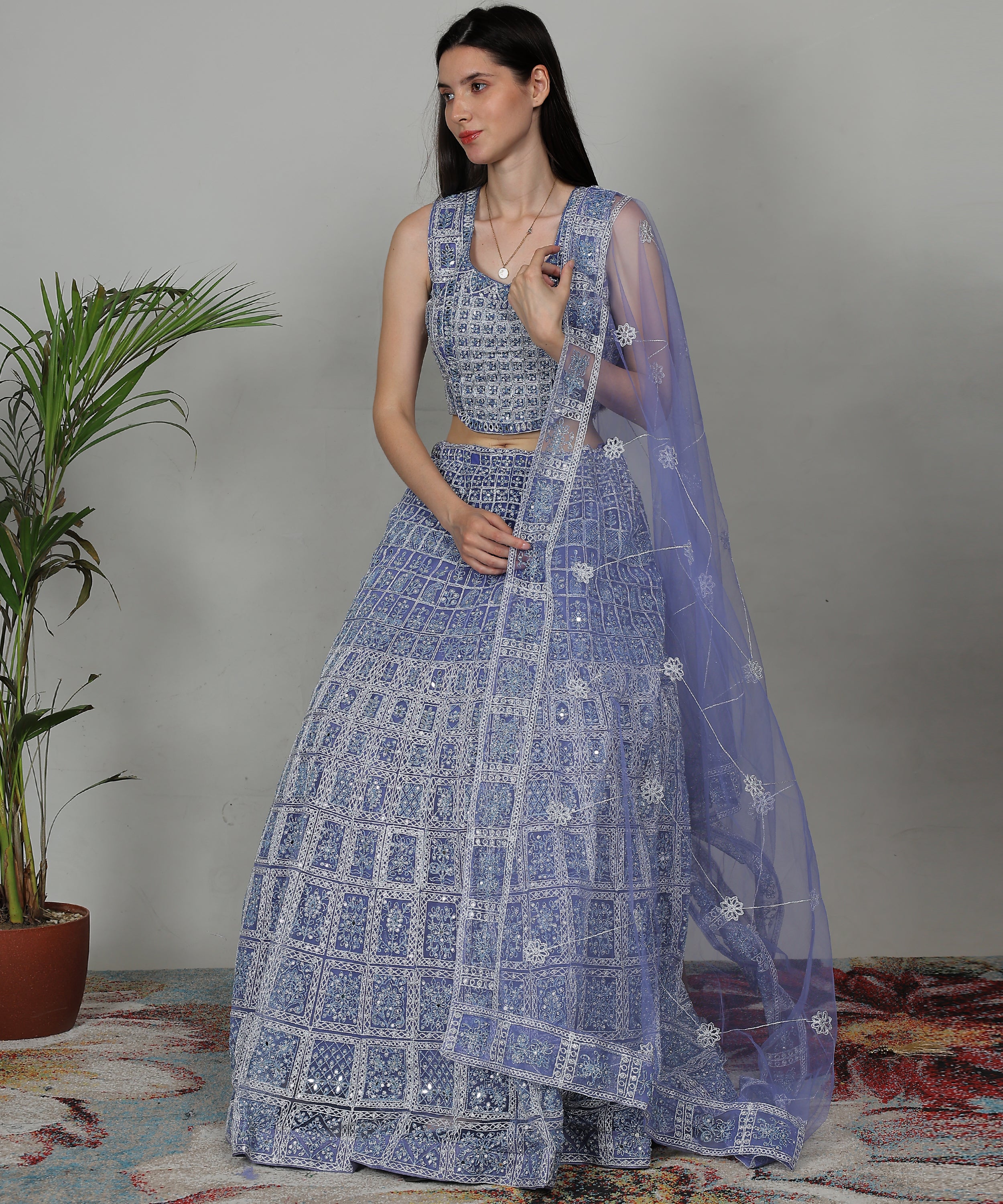 Indian Wear-  Light Blue
